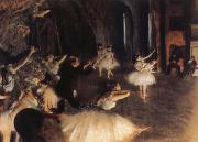 Germain Hilaire Edgard Degas The Rehearsal of the Ballet on Stage oil painting